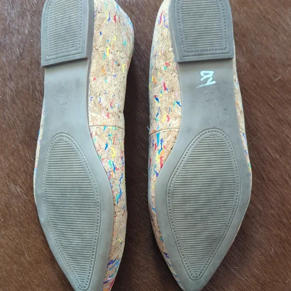 Serra Women's Colorful Cork Flats - Picture 4 of 4